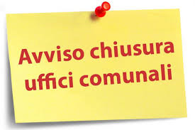 Variazioni Orario Uffici Comunali
